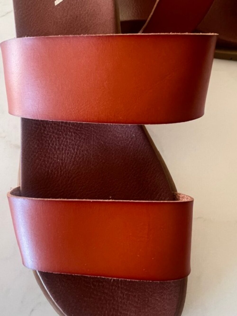 Mia Brown Slide Sandals - Picture 3 of 9